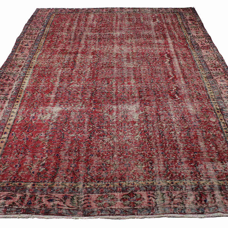 Vintage Turkish Hand-Knotted Rug - 6' 4" x 9' 10" (76" x 118") - K0083707