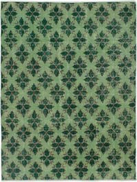 Alfombra Vintage Turca Anudada a Mano - 174 cm x 230 cm