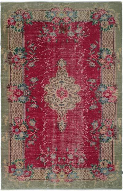 El Dokuma Vintage Halı - 184 cm x 290 cm