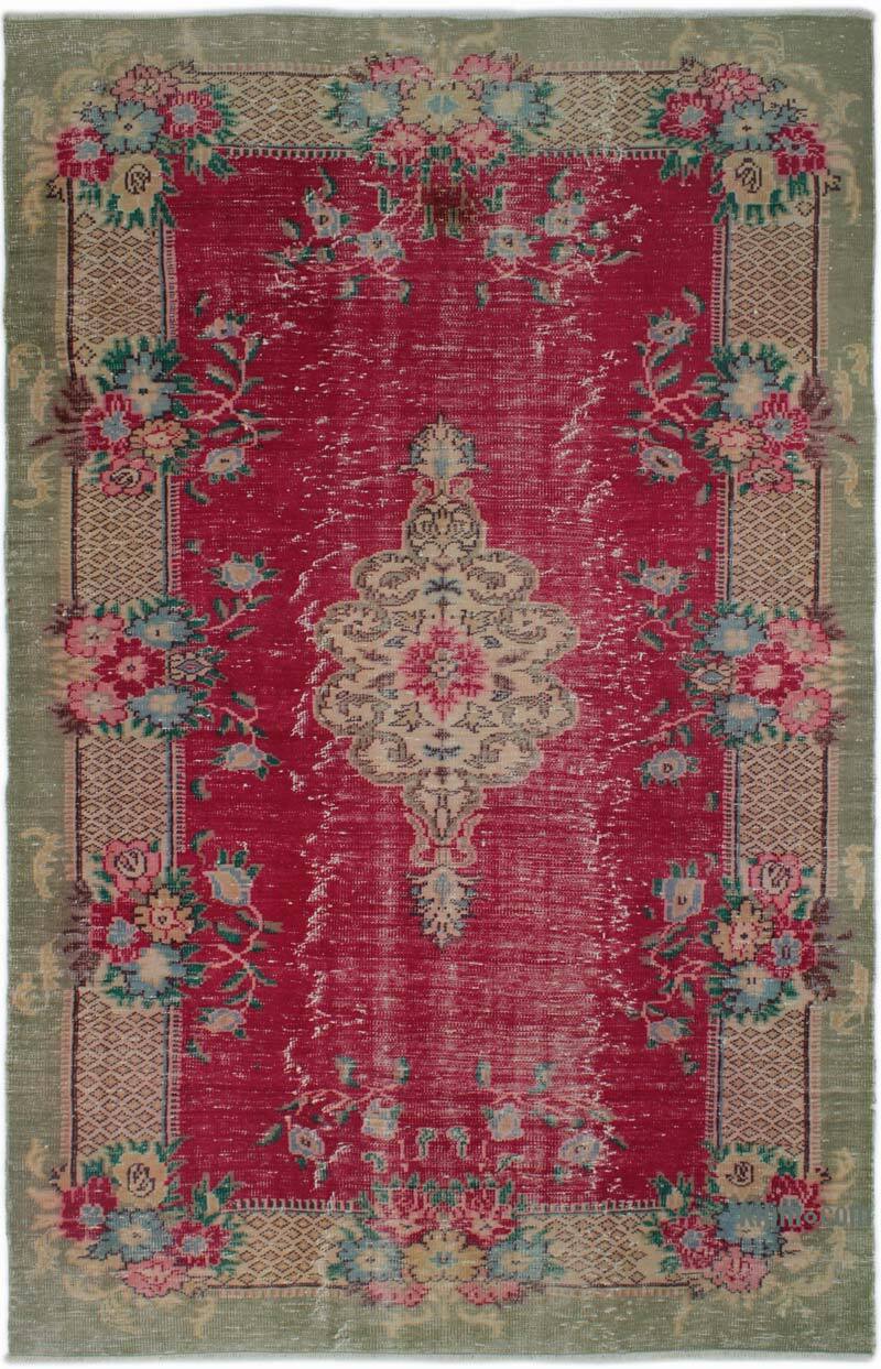 Alfombra Vintage Turca Anudada a Mano - 184 cm x 290 cm - K0083711