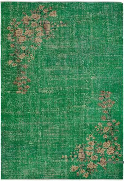 Alfombra Vintage Turca Anudada a Mano - 185 cm x 272 cm