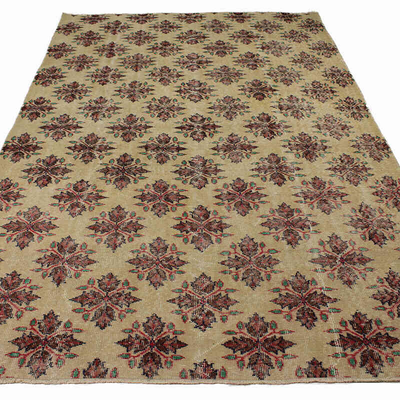 Vintage Turkish Hand-Knotted Rug - 5' 10" x 9' 4" (70" x 112") - K0083713