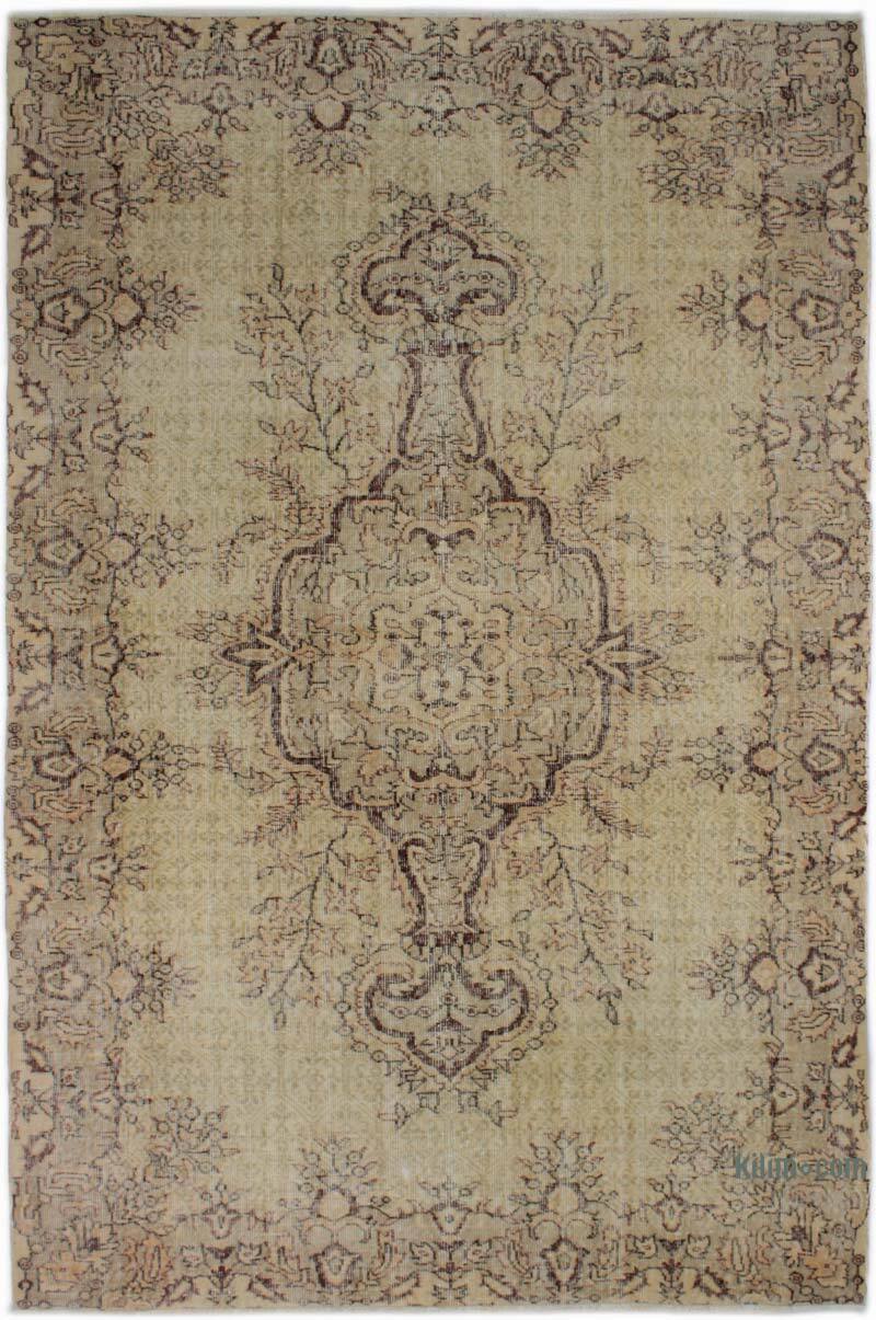 Vintage Turkish Hand-Knotted Rug - 5' 9" x 8' 9" (69" x 105") - K0083718