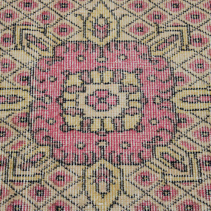 Vintage Turkish Hand-Knotted Rug - 5' 5" x 9'  (65" x 108") - K0083722