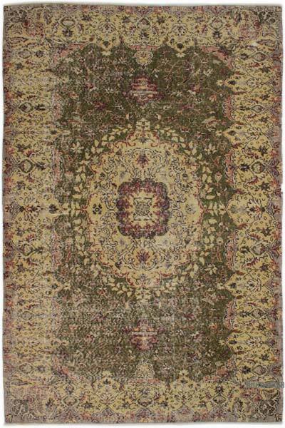 Alfombra Vintage Turca Anudada a Mano - 174 cm x 262 cm