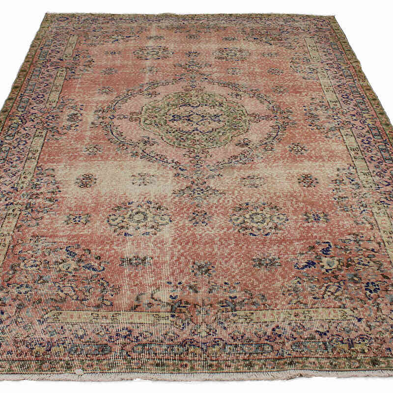 El Dokuma Vintage Halı - 170 cm x 260 cm - K0083725