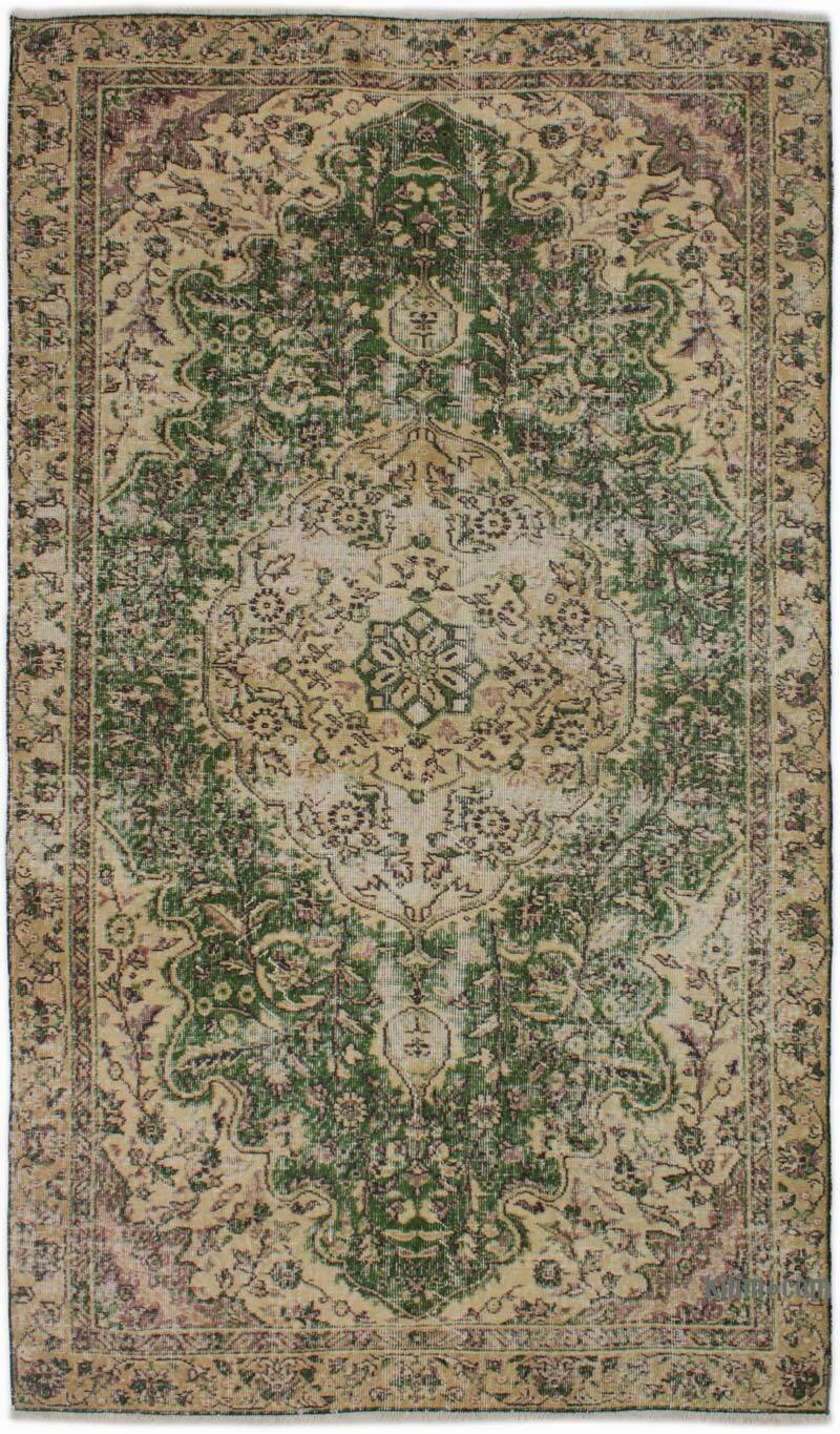 Alfombra Vintage Turca Anudada a Mano - 148 cm x 253 cm - K0083726