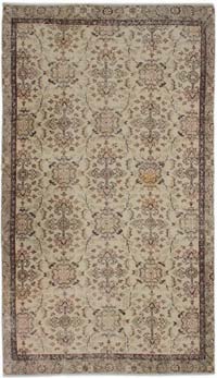 Alfombra Vintage Turca Anudada a Mano - 152 cm x 267 cm