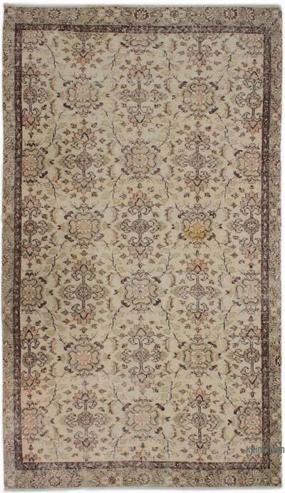 El Dokuma Vintage Halı - 152 cm x 267 cm