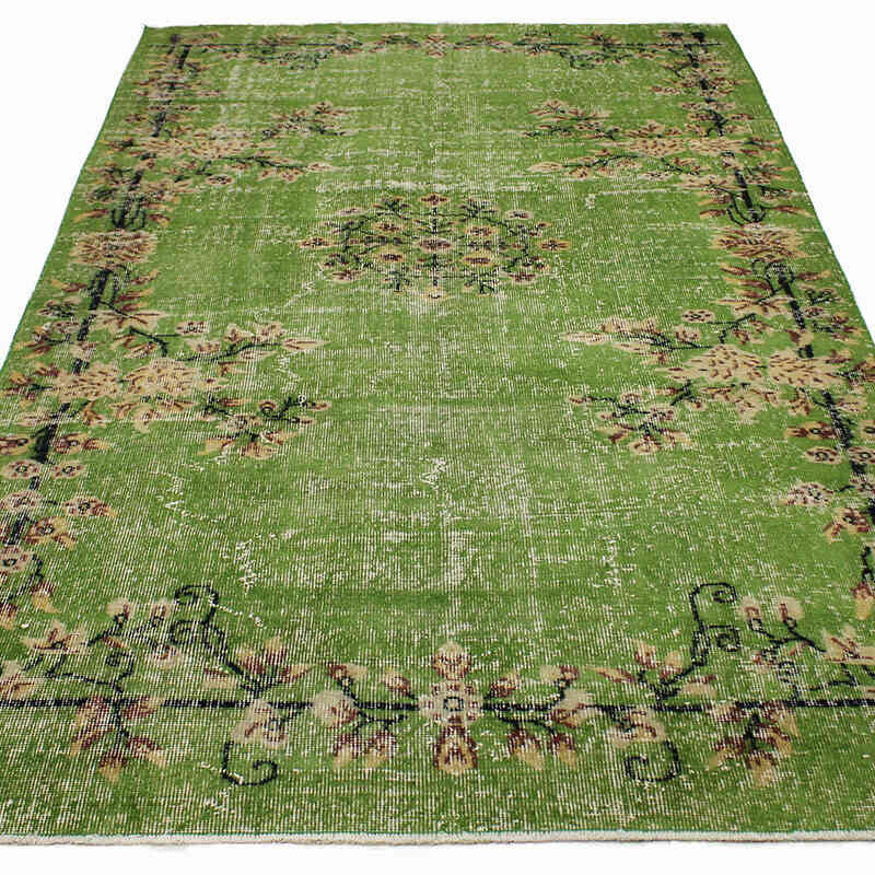 Alfombra Vintage Turca Anudada a Mano - 146 cm x 252 cm - K0083728