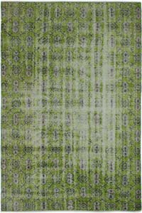 Vintage Turkish Hand-Knotted Rug - 5' 9" x 8' 9" (69" x 105")