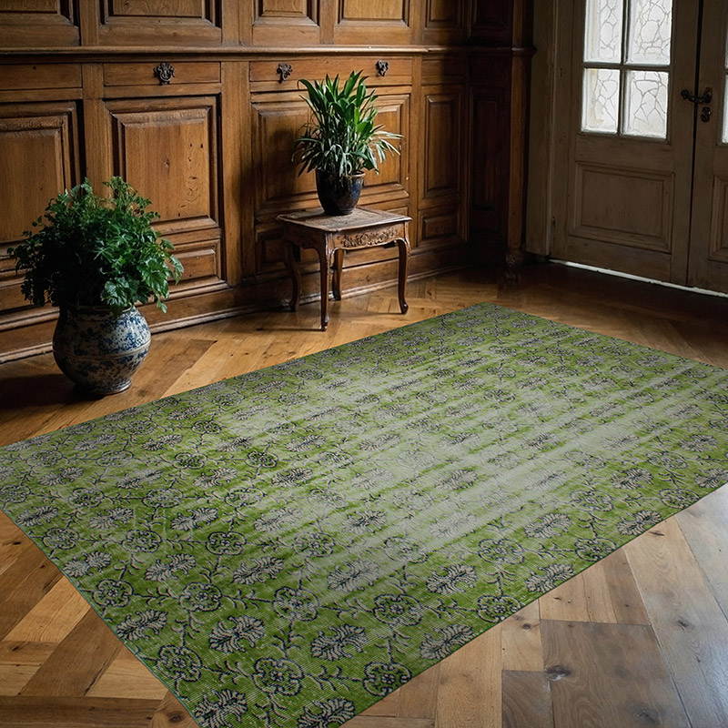 Alfombra Vintage Turca Anudada a Mano - 175 cm x 267 cm - K0083729