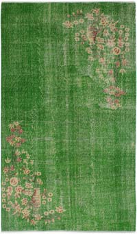Alfombra Vintage Turca Anudada a Mano - 154 cm x 264 cm