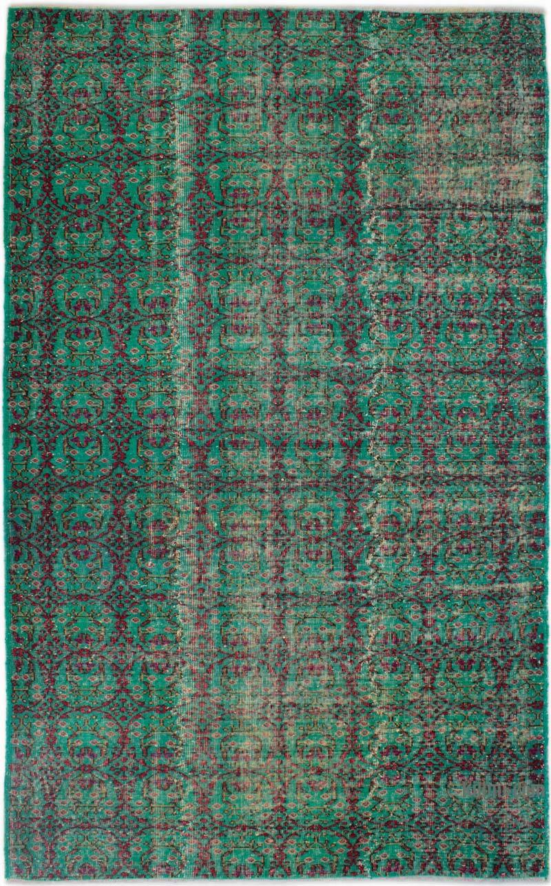 Vintage Turkish Hand-Knotted Rug - 5' 7" x 9' 2" (67" x 110") - K0083731