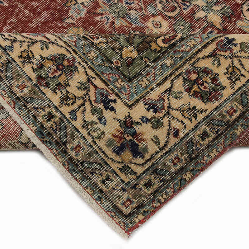 Vintage Turkish Hand-Knotted Rug - 5' 7" x 8' 11" (67" x 107") - K0083734