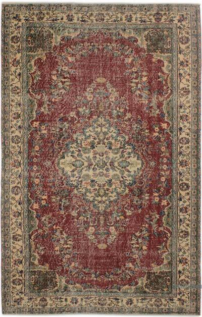 Alfombra Vintage Turca Anudada a Mano - 171 cm x 272 cm