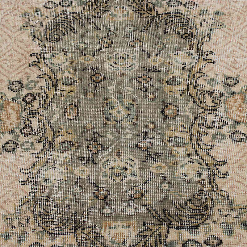 Vintage Turkish Hand-Knotted Rug - 5'  x 8' 7" (60" x 103") - K0083737