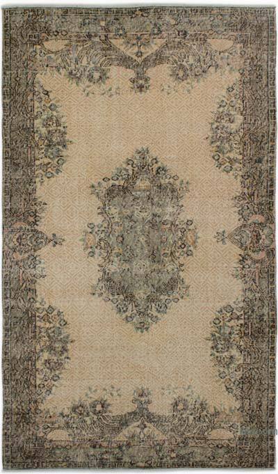 Alfombra Vintage Turca Anudada a Mano - 152 cm x 262 cm