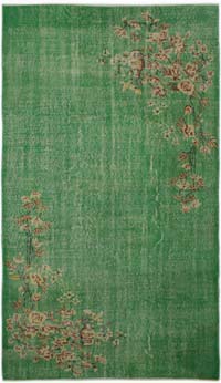 Alfombra Vintage Turca Anudada a Mano - 157 cm x 275 cm