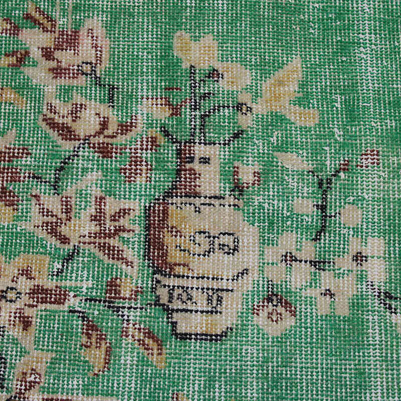 Alfombra Vintage Turca Anudada a Mano - 157 cm x 275 cm - K0083739