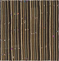Vintage Anatolian Kilim Rug - 7' 9" x 7' 9" (93" x 93")