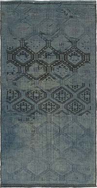 Vintage Anatolian Jijim Rug - 6' 7" x 13'  (79" x 156")