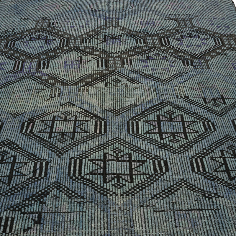 Vintage Anatolian Jijim Rug - 6' 7" x 13'  (79" x 156") - K0083743