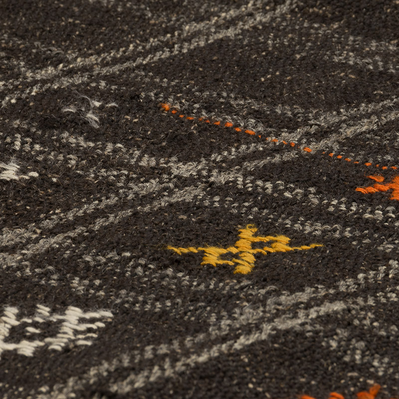 Vintage Anatolian Jijim Rug - 5' 1" x 6' 7" (61" x 79") - K0083745