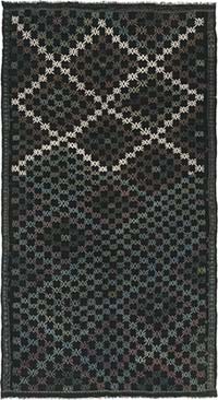 Vintage Anatolian Jijim Rug - 5' 11" x 10' 6" (71" x 126")