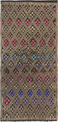 Vintage Anadolu Cicim - 131 cm x 280 cm