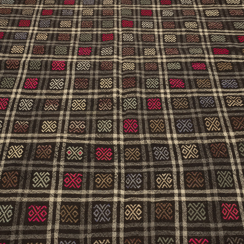 Vintage Anatolian Jijim Rug - 5' 9" x 10'  (69" x 120") - K0083749