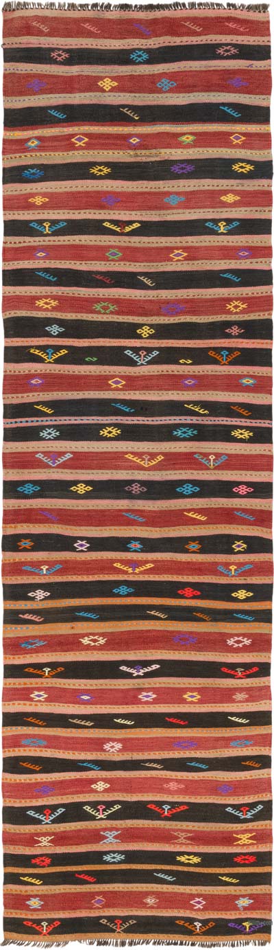 Corredor Vintage Anatolian Kilim - 107 cm x 376 cm