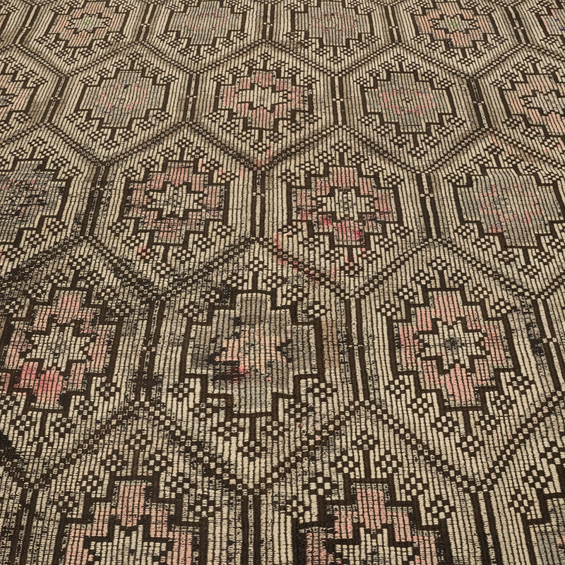 Vintage Anatolian Jijim Rug - 6' 9" x 9' 2" (81" x 110") - K0083753