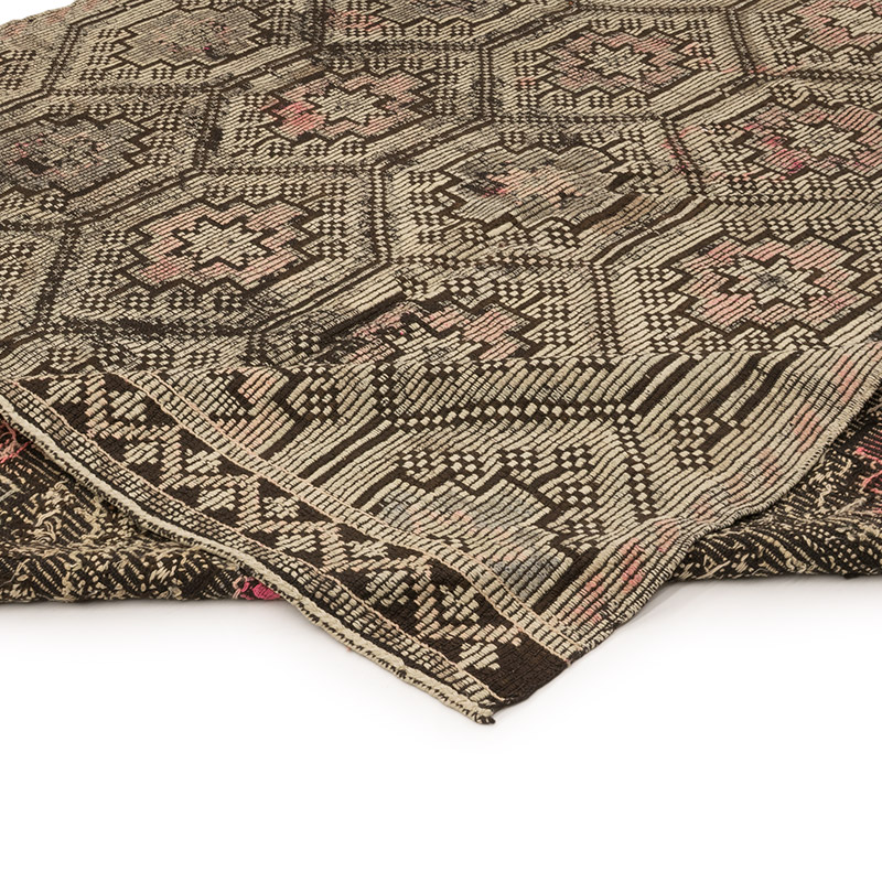 Vintage Anatolian Jijim Rug - 6' 9" x 9' 2" (81" x 110") - K0083753