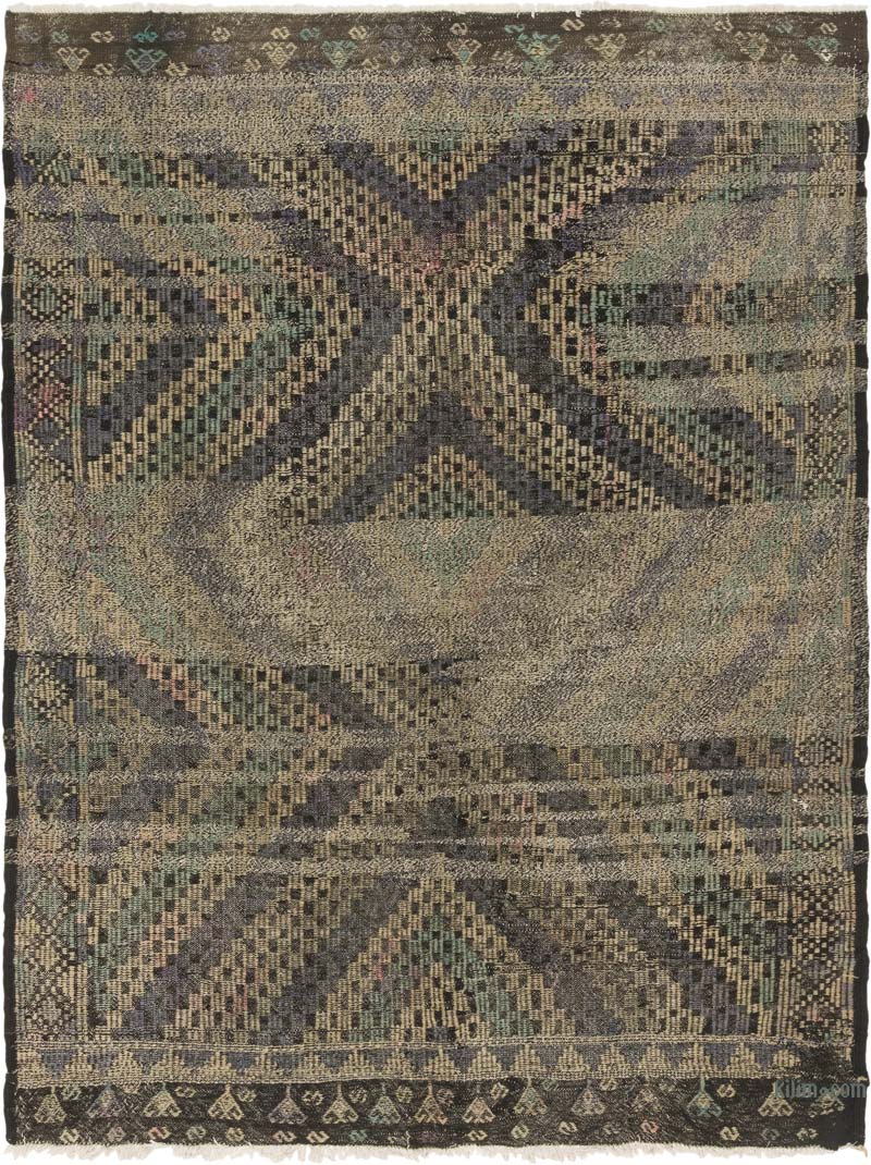 Vintage Anatolian Jijim Rug - 6' 4" x 8'  (76" x 96") - K0083755