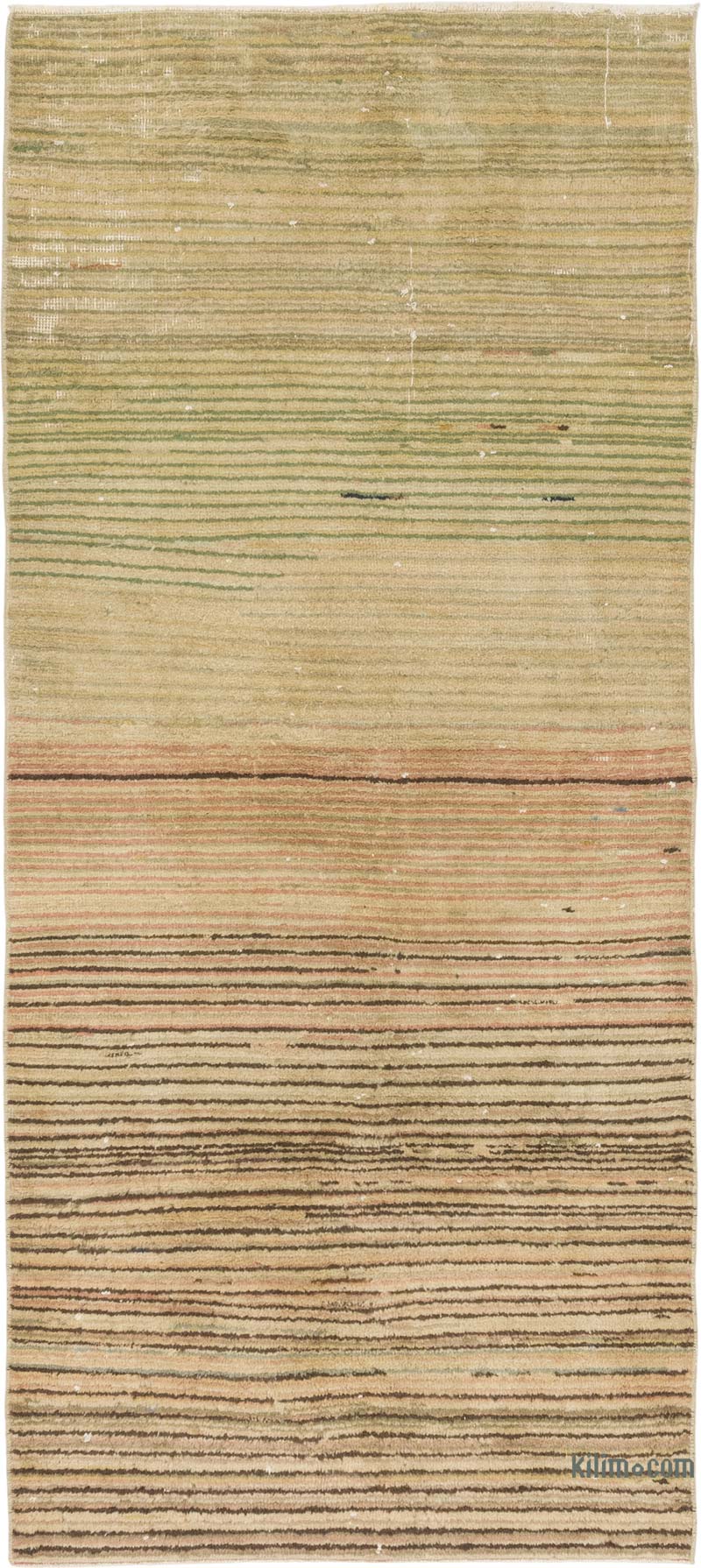 Vintage Turkish Hand-Knotted Runner - 2' 11" x 6' 7" (35" x 79") - K0083763