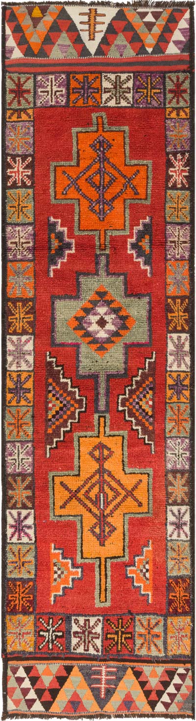 Alfombra Vintage de pasillo - 96 cm x 337 cm