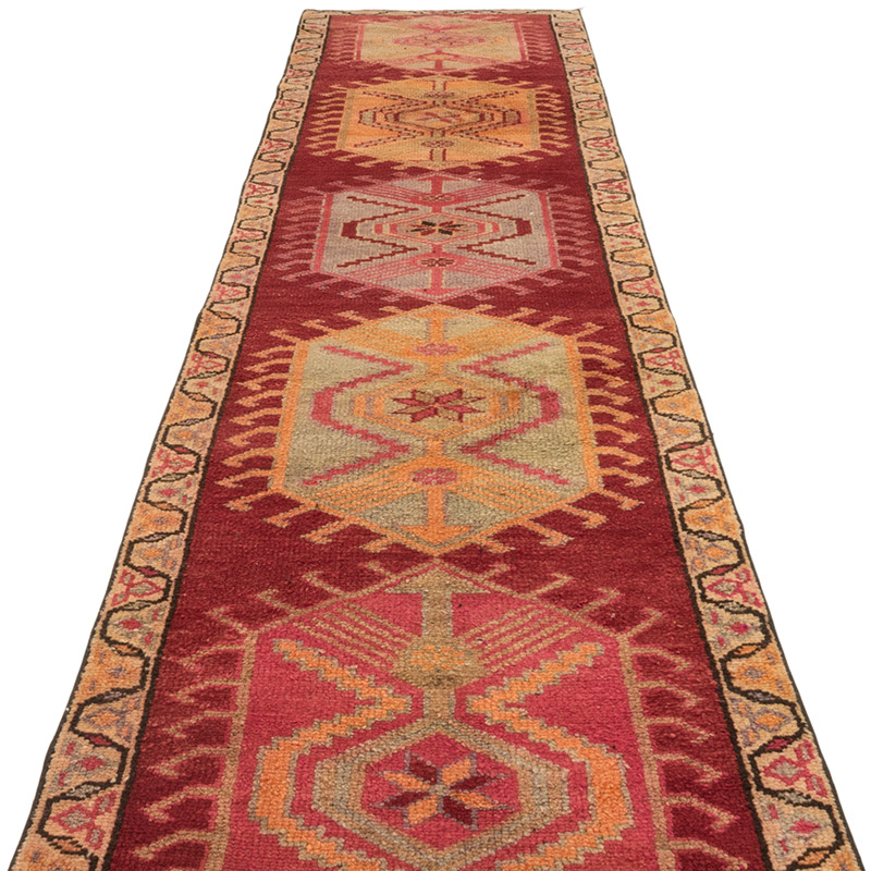 Vintage Anadolu Yolluk - 89 cm x 432 cm - K0083769