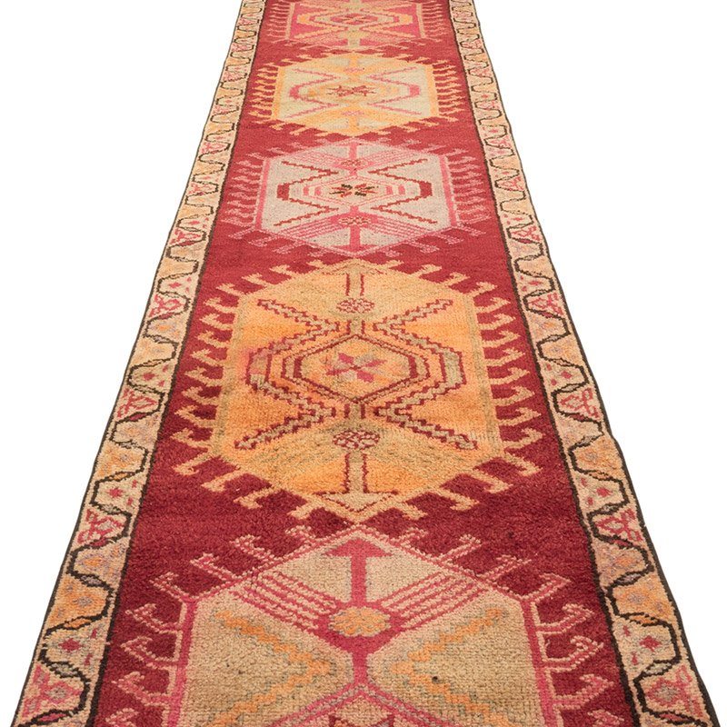 Vintage Anadolu Yolluk - 89 cm x 432 cm - K0083769