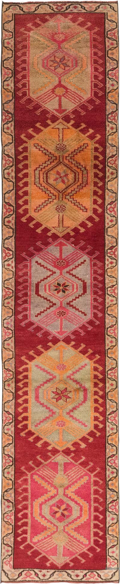 Vintage Anadolu Yolluk - 89 cm x 432 cm