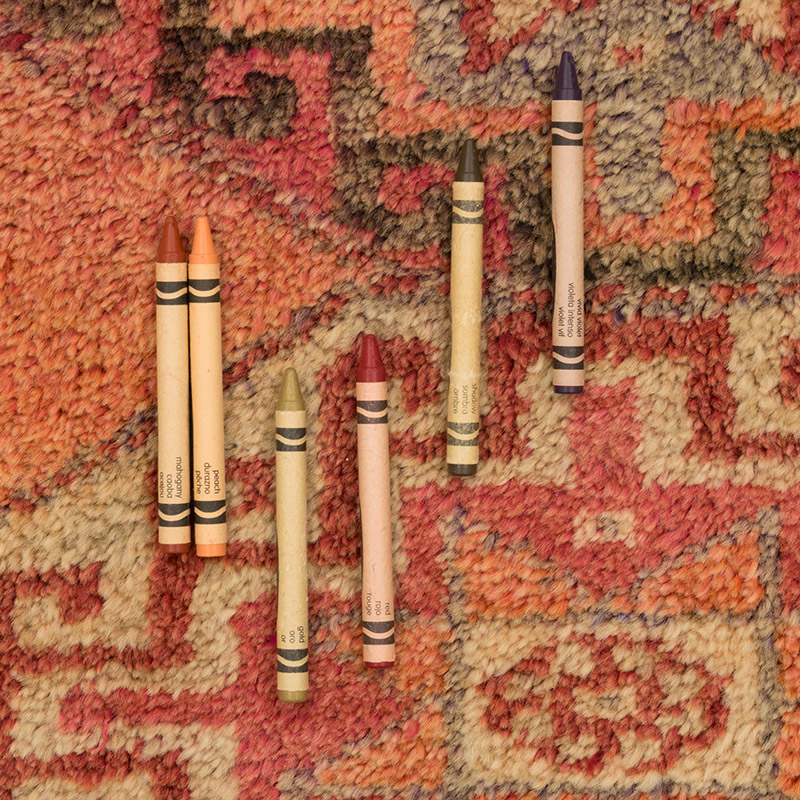 Alfombra Vintage de pasillo - 80 cm x 301 cm - K0083770