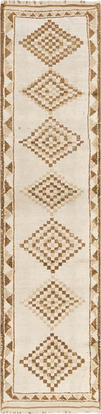 Vintage Tribal Runner Rug - 2' 10" x 11' 10" (34" x 142")