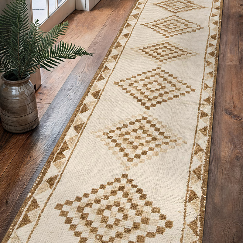 Vintage Tribal Runner Rug - 2' 10" x 11' 10" (34" x 142") - K0083771