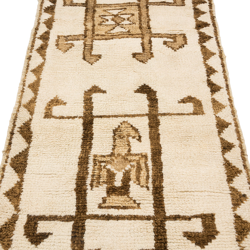 Vintage Tribal Runner Rug - 3'  x 10' 2" (36" x 122") - K0083773