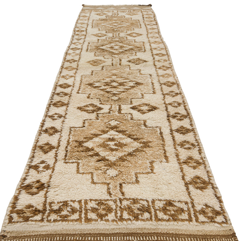 Alfombra Vintage de pasillo - 87 cm x 366 cm - K0083776