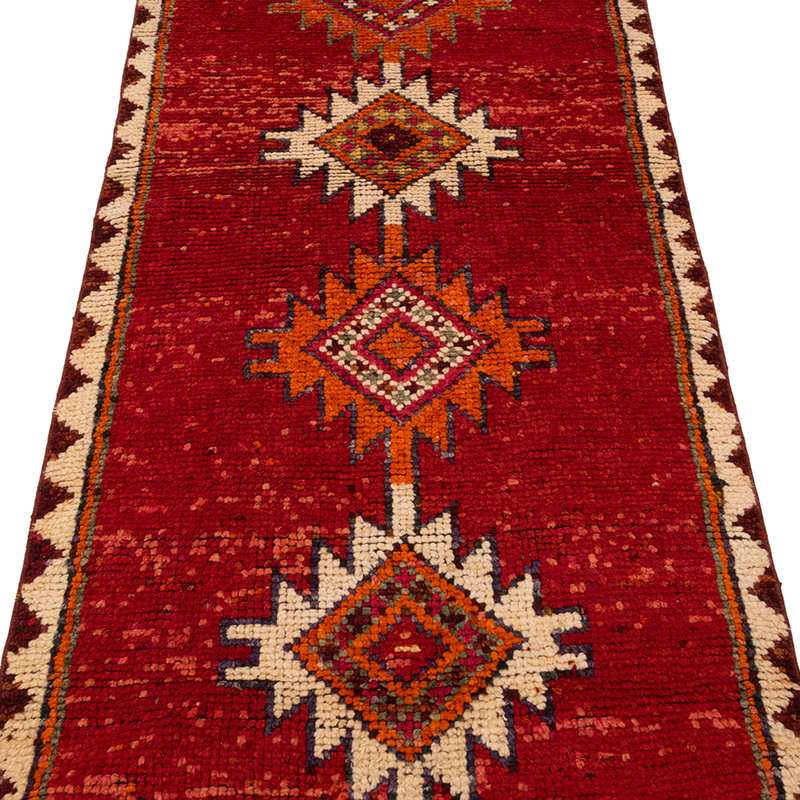 Vintage Tribal Runner Rug - 3'  x 10' 7" (36" x 127") - K0083778
