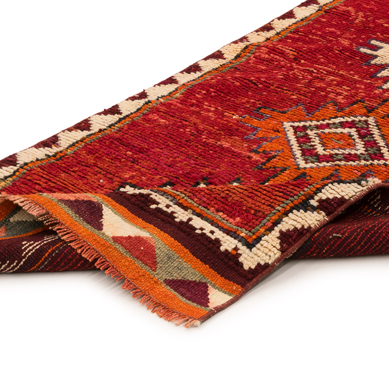 Vintage Tribal Runner Rug - 3'  x 10' 7" (36" x 127") - K0083778