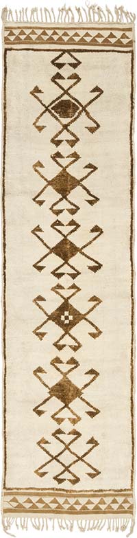 Vintage Tribal Runner Rug - 3' 3" x 12' 1" (39" x 145")