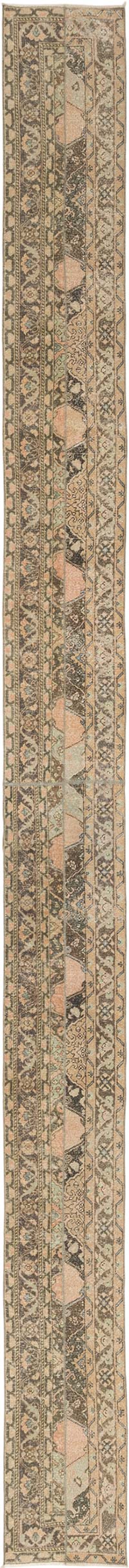 Vintage Turkish Runner Rug - 1' 11" x 24' 4" (23" x 292")