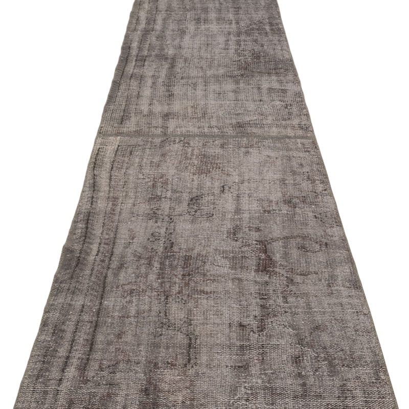 Alfombra de Pasillo Turca Vintage Sobreteñida - 77 cm x 474 cm - K0083784